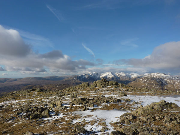 Scafells from Grey Friar